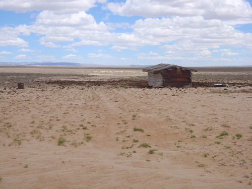 Abandoned Line Shack.